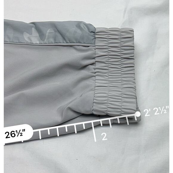 Chicos Zenergy Light Gray Camo Stripe Jogger Pants Size 2.5 Women's US 14 - Picture 10 of 10